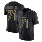 NO.Saints #71 Kelvin Banks Jr. Player Black Impact Limited Home Game Gdoa Stitched Jerseys