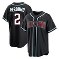 A.Diamondbacks #2 Geraldo Perdomo Player Black Home Game Gdoa Stitched Jerseys