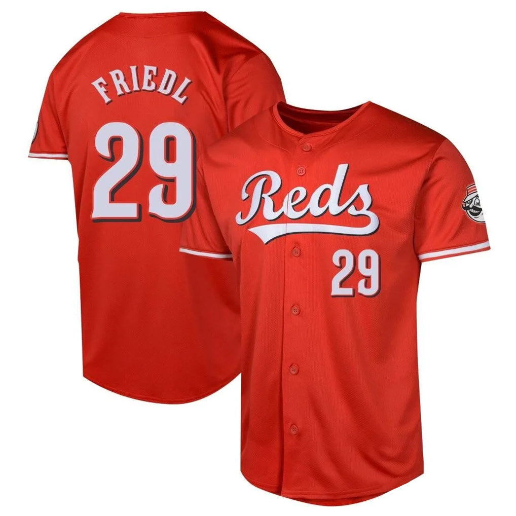 C.Reds #29 TJ Friedl Player Red 2026 City Connect Limited Home Gdoa Stitched Jerseys
