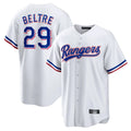 T.Rangers #29 Adrian Beltre Player White Home Game Fdoa Stitched Jerseys
