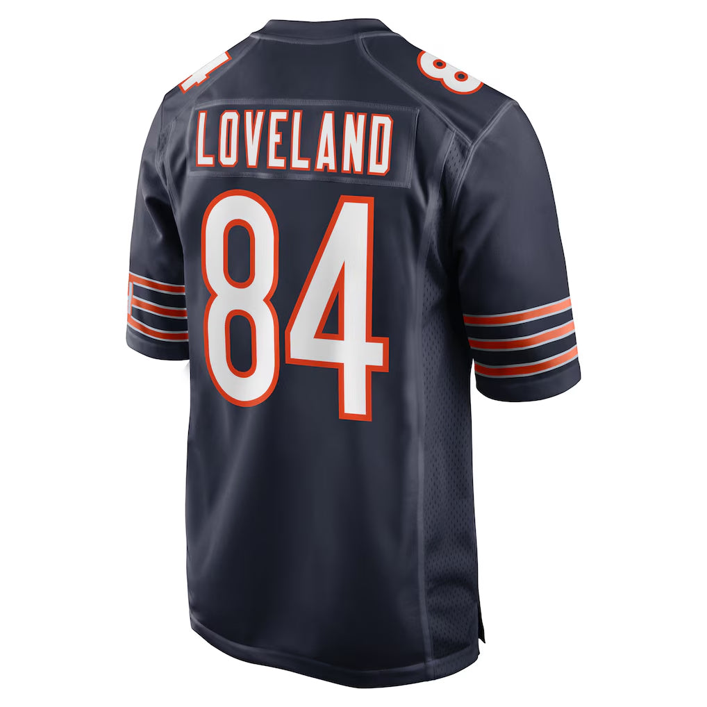 C.Bears #84 Colston Loveland Player Navy Home Game Gdoa Stitched Jerseys