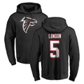 A.Falcons #5 Drake London Player Black Salute to Service Hoodies Gdoa Stitched Jerseys