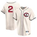 C.Cubs #2 Nico Hoerner Player Cream Field of Dreams Limited Home Game Gdoa Stitched Jerseys