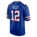 B.Bills #12 Jim Kelly Player Royal Home Game Gdoa Stitched Jerseys
