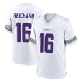 M.Vikings #16 Will Reichard Player White Alternate Home Game Gdoa Stitched Jerseys
