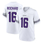 M.Vikings #16 Will Reichard Player White Alternate Home Game Gdoa Stitched Jerseys