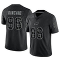 B.Bills #86 Dalton Kincaid Player Black RFLCTV Limited Gdoa Stitched Jerseys