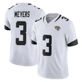 J.Jaguars #3 Jakobi Meyers Player White Vapor F.U.S.E. Limited Home Game Gdoa Stitched Jerseys