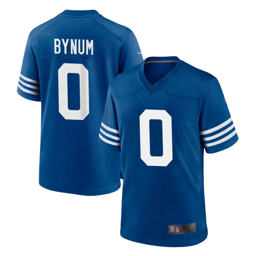 IN.Colts #0 Camryn Bynum Player Royal Limited Home Game Gdoa Stitched Jerseys