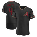 A.Diamondbacks #4 Ketel Marte Player Black Limited Elite Stitched Jerseys