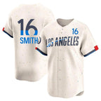 LA.Dodgers #16 Will Smith Player Cream City Connect Limited Home Fdoa Stitched Jerseys