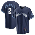 C.Cubs #2 Nico Hoerner Player Navy City Connect Home Game Gdoa Stitched Jerseys
