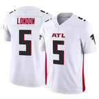 A.Falcons #5 Drake London Player White Vapor F.U.S.E. Limited Home Game Gdoa Stitched Jerseys