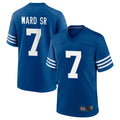 IN.Colts #7 Charvarius Ward Sr. Player Royal Limited Home Game Gdoa Stitched Jerseys