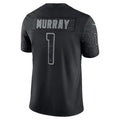 A.Cardinals #1 Kyler Murray Player Black RFLCTV Limited Home Game Gdoa Stitched Jerseys