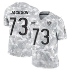 C.Bears #73 Jonah Jackson Player Arctic Camo Salute to Service Limited Gdoa Stitched Jerseys