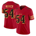 SF.49ers #54 Fred Warner Player Red Rivalries Vapor Limited Home Game Gdoa Stitched Jerseys