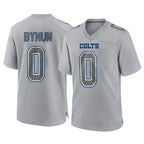 IN.Colts #0 Camryn Bynum Player Gray Atmosphere Fashion Home Game Gdoa Stitched Jerseys