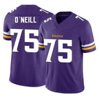 M.Vikings #75 Brian O'Neill Player Purple Limited Vapor F.U.S.E. Home Game Gdoa Stitched Jerseys