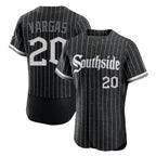 C.White Sox #20 Miguel Vargas Player Black City Connect Limited Elite Home Gdoa Stitched Jerseys