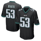P.Eagles #53 Zack Baun Player Black Home Game Gdoa Stitched Jerseys