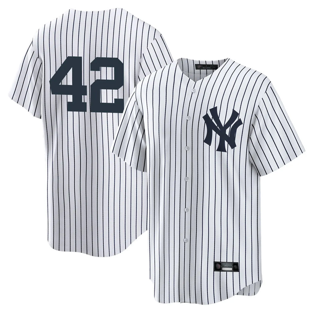 NY.Yankees #42 Mariano Rivera Player White Game Fdoa Stitched Jerseys