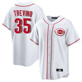 C.Reds #35 Jose Trevino Player White Game Home Gdoa Stitched Jerseys