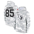 A.Cardinals #85 Trey McBride Player Camo Salute to Service Hoodies Gdoa Stitched Jerseys