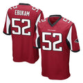 A.Falcons #52 Samson Ebukam Player Red Color Vapor Home Game Gdoa Stitched Jerseys