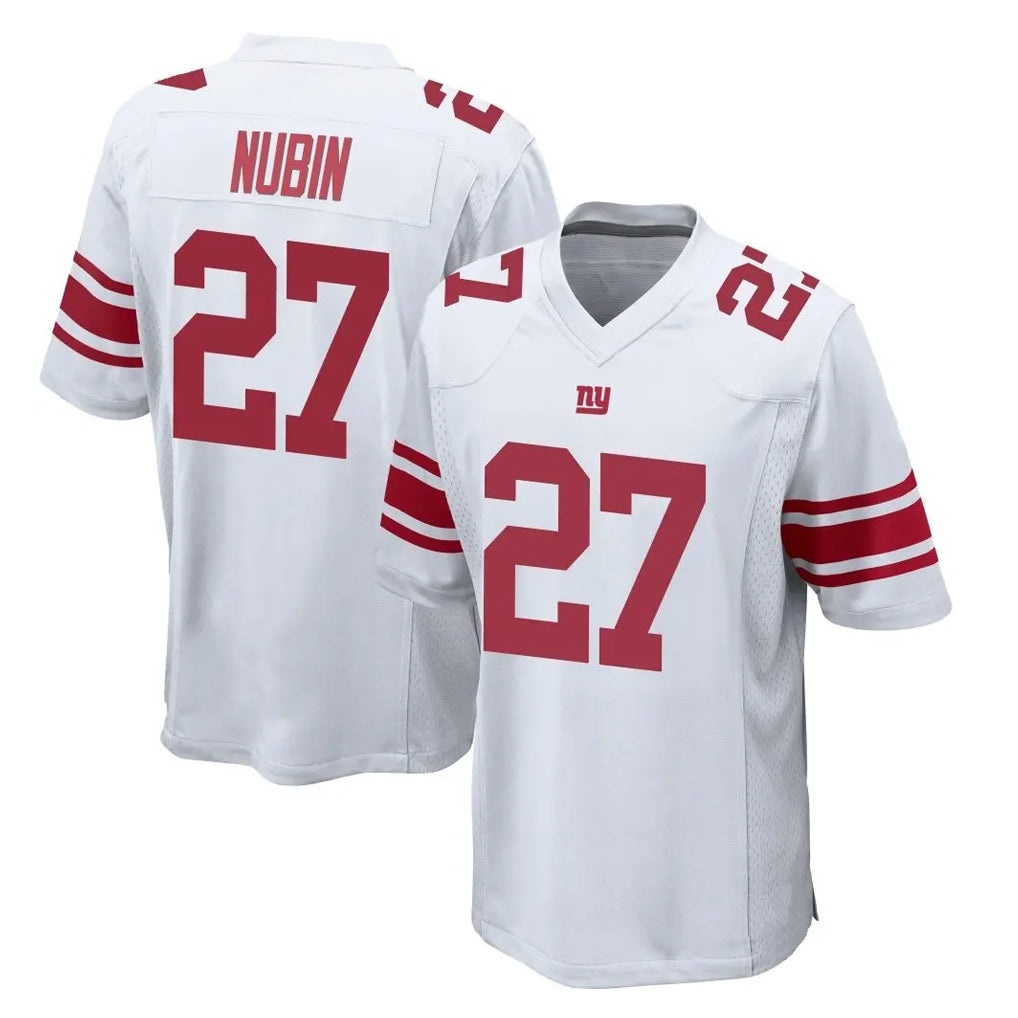 NY.Giants #27 Tyler Nubin Player White Home Game Gdoa Stitched Jerseys