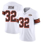 C.Browns #32 Jim Brown Player White Limited  Vapor 1946 Collection Alternate Game Gdoa Stitched Jerseys