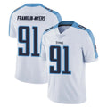 T.Titans #91 John Franklin-Myers Player White Limited Vapor Untouchable Home Game Gdoa Stitched Jerseys
