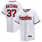 C.Guardians #37 Travis Bazzana Player White Game Home Gdoa Stitched Jerseys