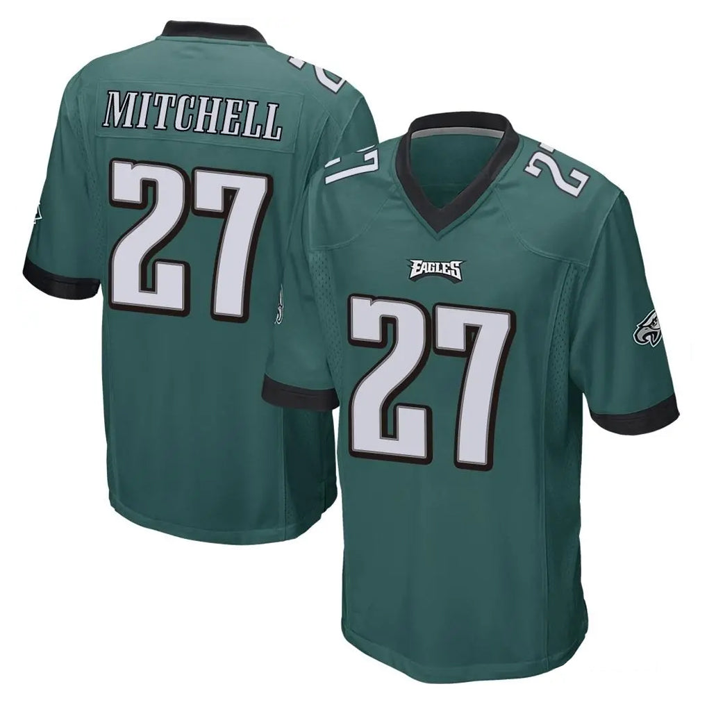 P.Eagles #27 Quinyon Mitchell Player Team Color Green Home Game Gdoa Stitched Jerseys