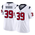 H.Texans #39 Henry To'oTo'o Player White Limited Vapor F.U.S.E. Home Game Gdoa Stitched Jerseys