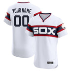 Custom C.White Sox White T-shirt Limtied Elite Home Game Any Name & Number Gdoa Stitched Jerseys