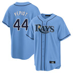 T.Bay Rays #44 Ryan Pepiot Player Light Blue Home Limited Fdoa Stitched Jerseys