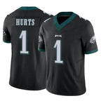 P.Eagles #1 Jalen Hurts Player Black Limited Vapor F.U.S.E. Home Game Gdoa Stitched Jerseys
