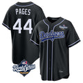 LA.Dodgers #44 Andy Pages Player Black World Series Carbon Limited Home Fdoa Stitched Jerseys