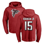 A.Falcons #15 Brian Robinson Player Red Pullover Hoodies Home Game Gdoa Stitched Jerseys