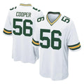 GB.Packers #56 Edgerrin Cooper Player White Home Game Gdoa Stitched Jerseys