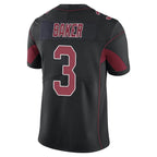 A.Cardinals #3 Budda Baker Player Black Limited Elite Home Game Gdoa Stitched Jerseys