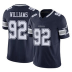 D.Cowboys #92 Quinnen Williams Player Navy Limited Vapor F.U.S.E. Home Game Gdoa Stitched Jerseys