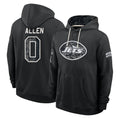 NY.Jets #0 Braelon Allen Player 2026 Black Logo Pullover Hoodies Limited Game Gdoa Stitched Jerseys