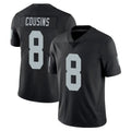 LV.Raiders #8 Kirk Cousins Player Black Limited Vapor Untouchable Home Game Gdoa Stitched Jerseys