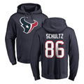 H.Texans #86 Dalton Schultz Player Navy Pro Line Pullover Hoodie Limited Game Gdoa Stitched Jerseys