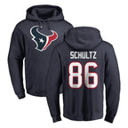 H.Texans #86 Dalton Schultz Player Navy Pro Line Pullover Hoodie Limited Game Gdoa Stitched Jerseys