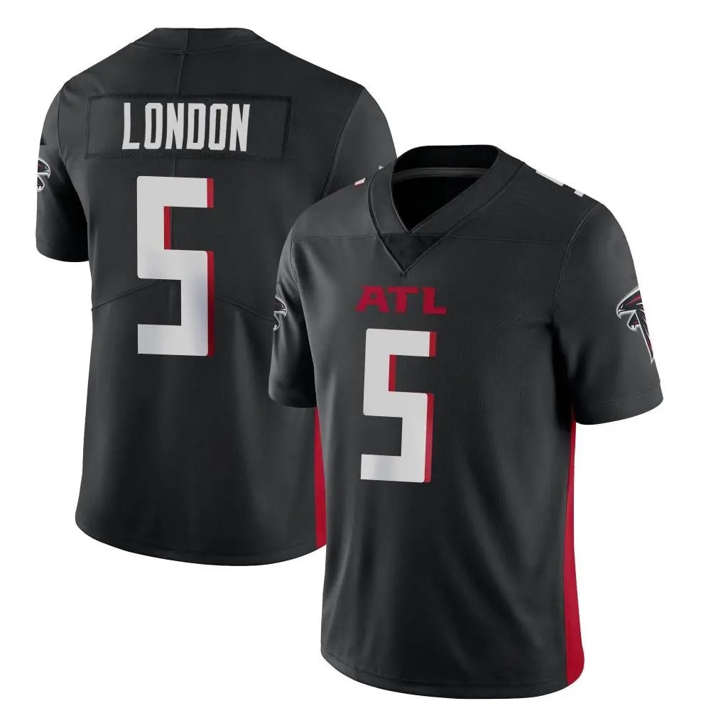 A.Falcons #5 Drake London Player Black Vapor Untouchable Limited Home Game Gdoa Stitched Jerseys