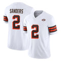 C.Browns #2 Shedeur Sanders Player White Limited Vapor F.U.S.E. Alternate Game Gdoa Stitched Jerseys