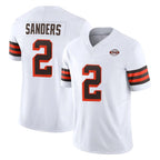 C.Browns #2 Shedeur Sanders Player White Limited Vapor F.U.S.E. Alternate Game Gdoa Stitched Jerseys